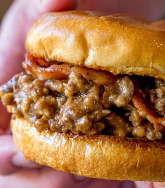 We loved these Bacon Cheeseburger Sloppy Joes so much we made them again the next day!