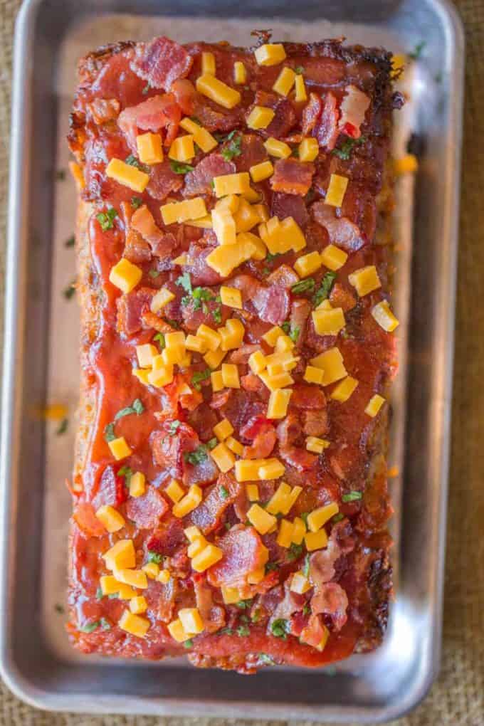 We love this Bacon Cheeseburger Meatloaf! 