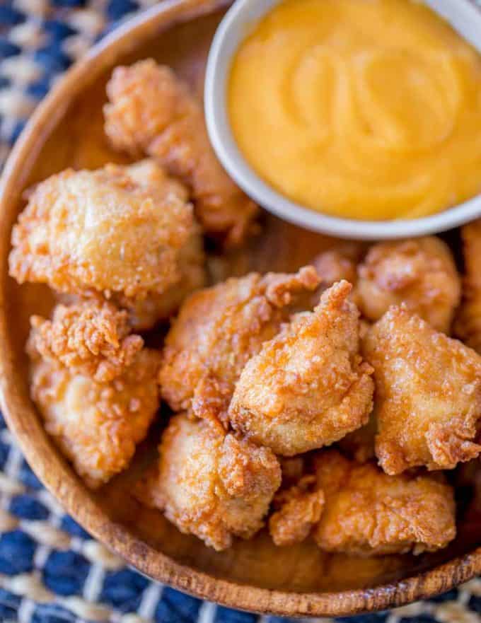 Chick-fil-A Nuggets made with chicken breast meat and no pickle juice are an spot on copycat of the original nuggets without the hefty price tag!