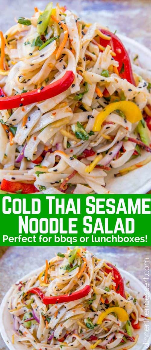 Cold Thai Noodle Salad - Dinner, then Dessert