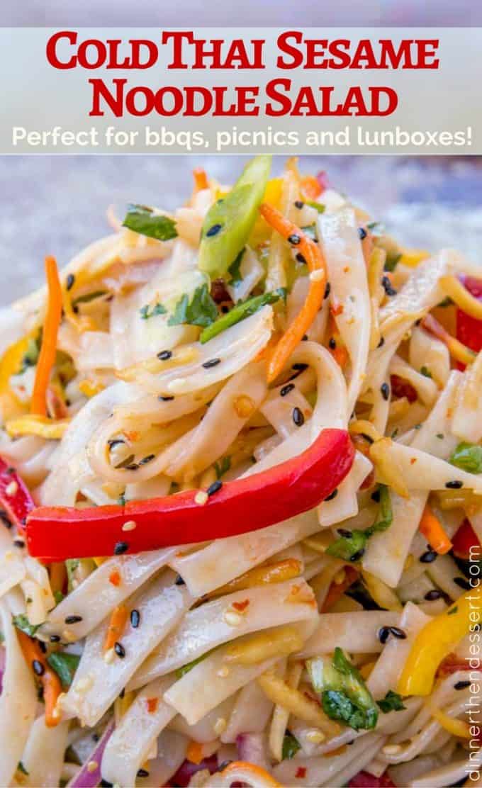 We loved this Thai Noodle Salad, it was a breeze to make!