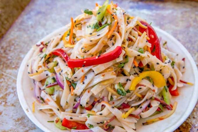 We loved this Thai Noodle Salad, it was a breeze to make!