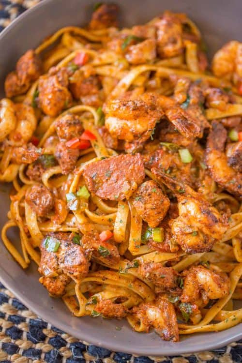 Easy Cajun Jambalaya Pasta - Dinner, then Dessert