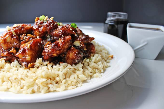 chicken on plate