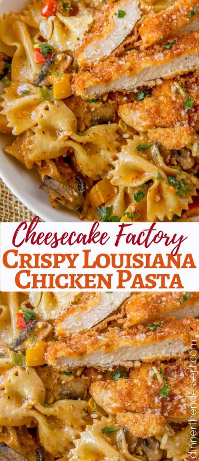WE LOVE THIS Copycat Cheesecake Factory Louisiana Chicken Pasta!