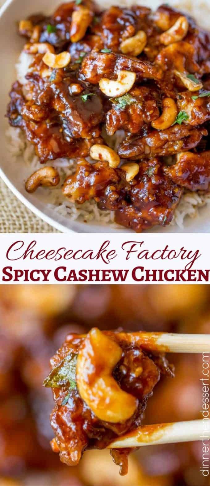 Cheesecake Factory's Spicy Cashew Chicken is spicy, sweet, crispy & crunchy, this dish is everything you could hope for and more in a copycat Chinese food recipe!