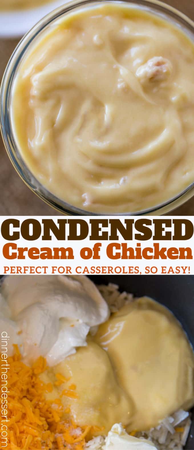 Cream of Chicken Soup (Condensed) - Dinner, then Dessert