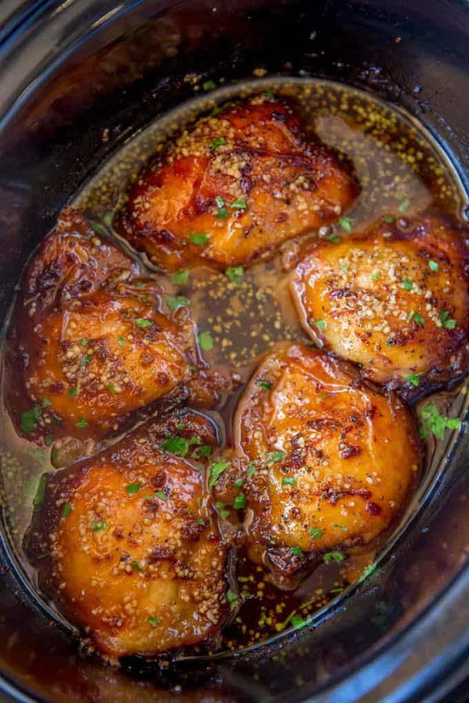Slow Cooker Brown Sugar Garlic Chicken Made With Just Five Ingredients You Can Set It In Minutes And Have The Perfect Weeknight Meal Slow Cooker Brown Sugar Garlic Chicken Made With Just Five Ingredients You Can Set It In Minutes And Have The Perfect Weeknight Meal