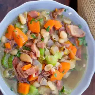bowl of finishes soup