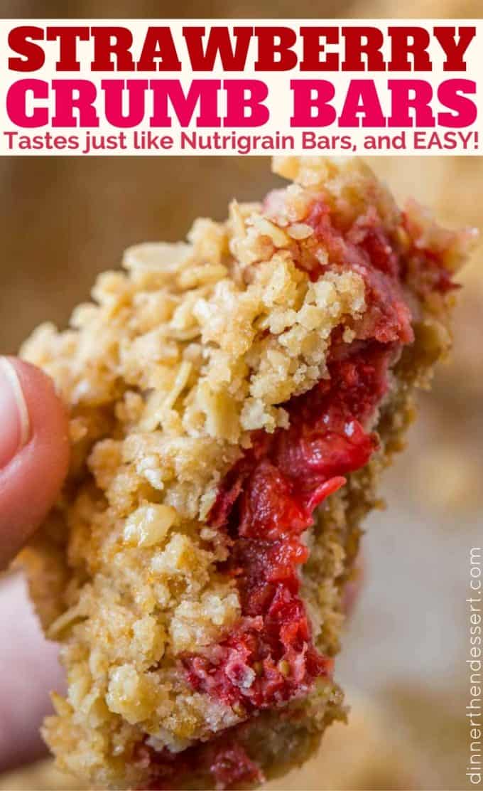 Fresh Strawberry Bars made with real berries and they're SO EASY!