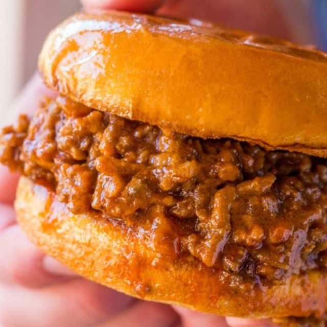Ultimate Sloppy Joes with ground beef