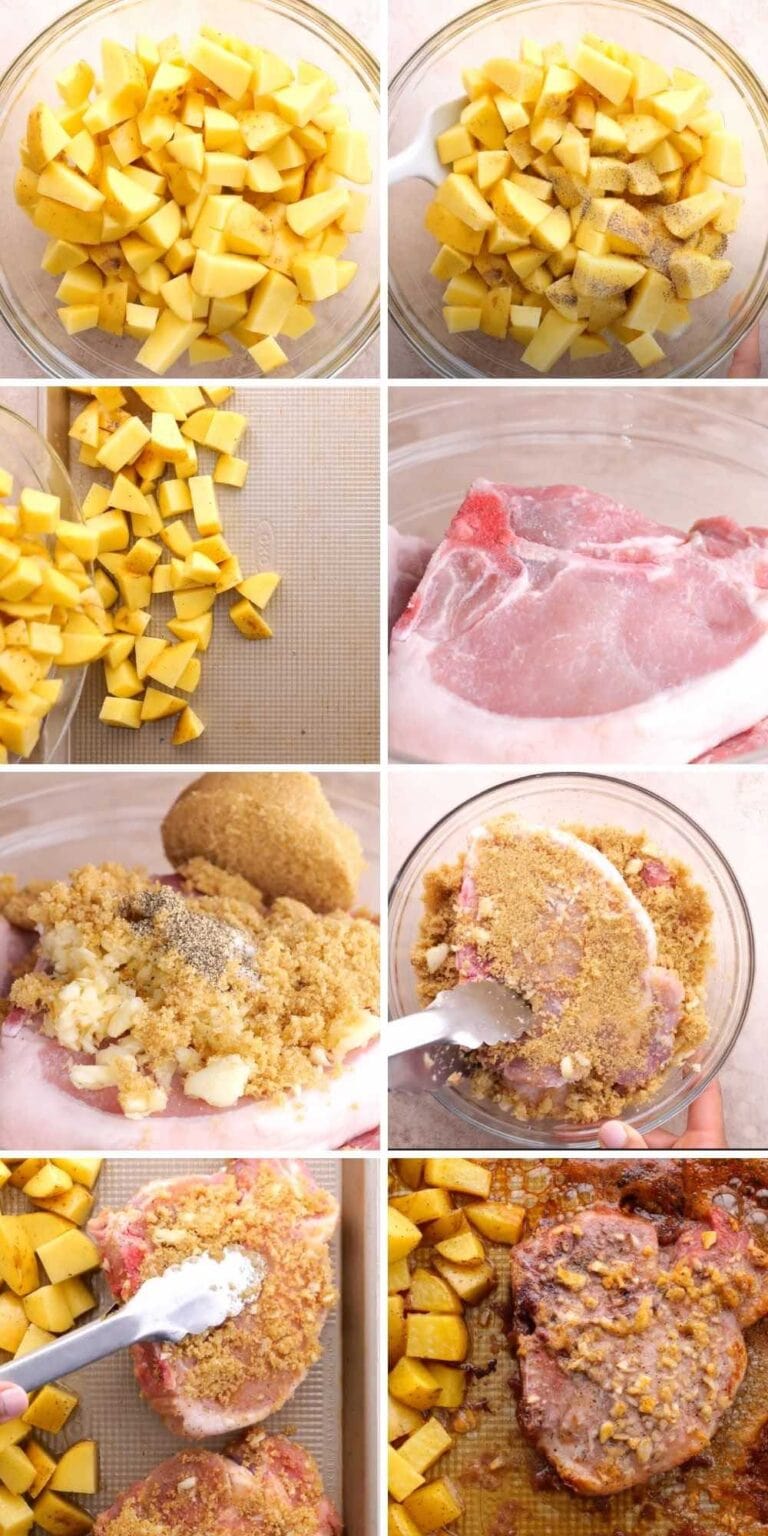 Brown Sugar Garlic Oven Baked Pork Chops [+VIDEO] Dinner, then Dessert