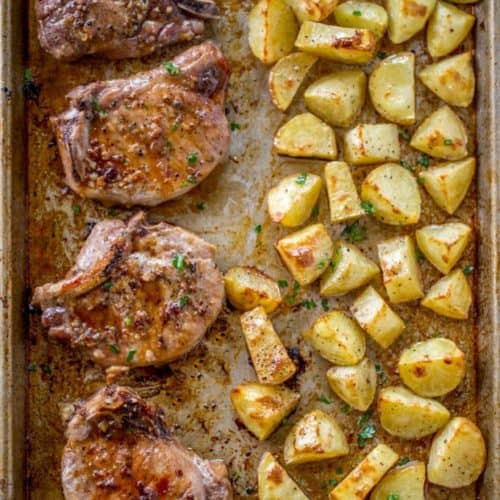 Pork Chops with Apples and Onions Recipe [VIDEO]- Dinner, then Dessert