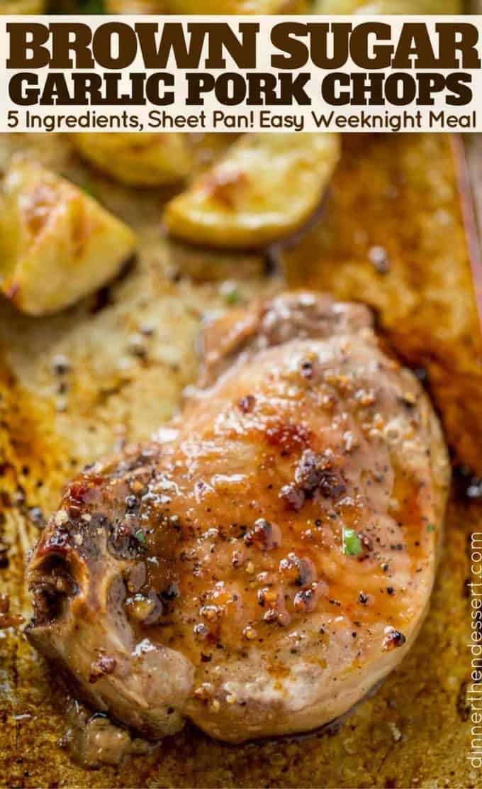 Easiest baked pork chops you'll ever make and just five minutes of prep!