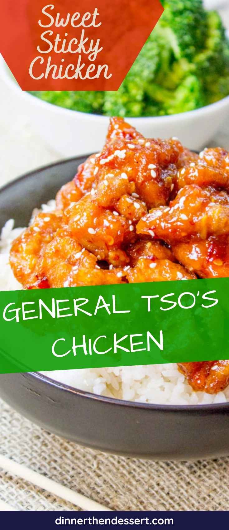 bowl of General Tso’s Chicken Pin 1