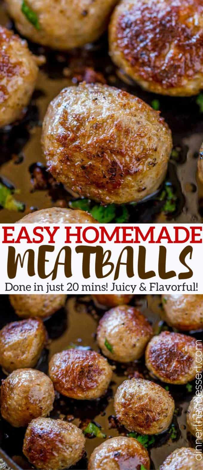 Homemade Beef Meatball Recipe (Freezer Friendly) - Dinner ...