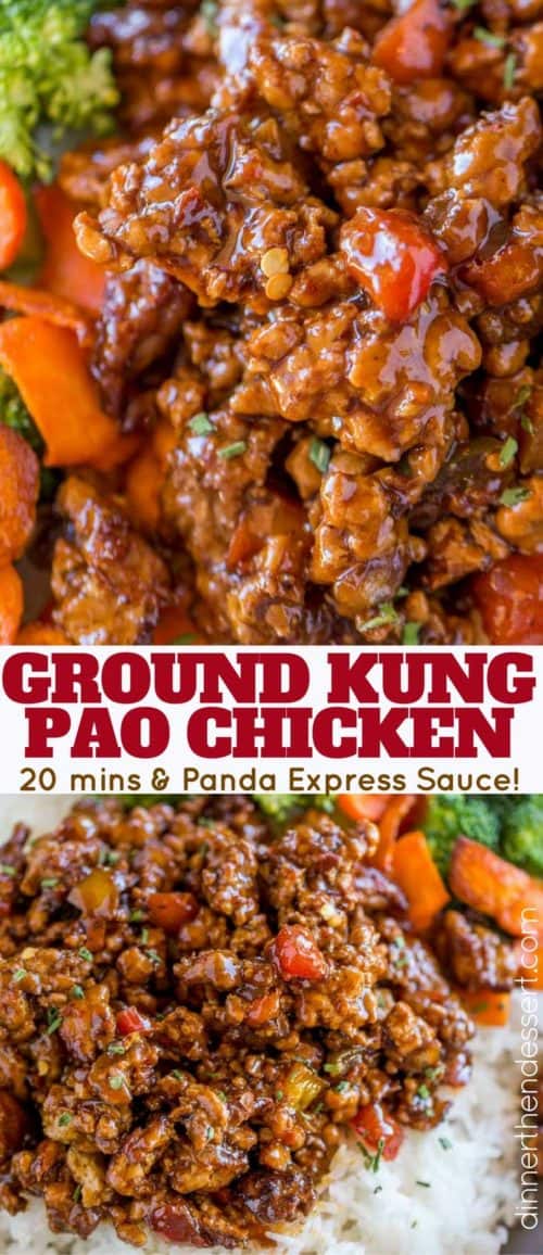 Ground Kung Pao Chicken (1 Pan!) Dinner, then Dessert