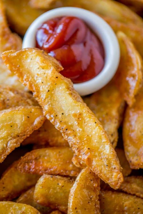 KFC Potato Wedges (Copycat) - Dinner, then Dessert