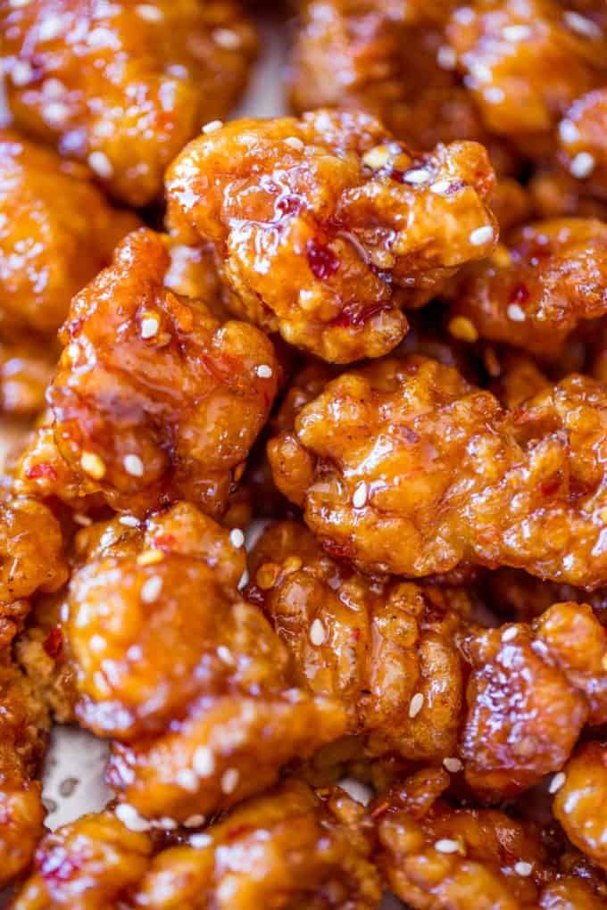 Crispy, sticky, sweet, spicy Korean Fried Chicken in just 20 minutes!