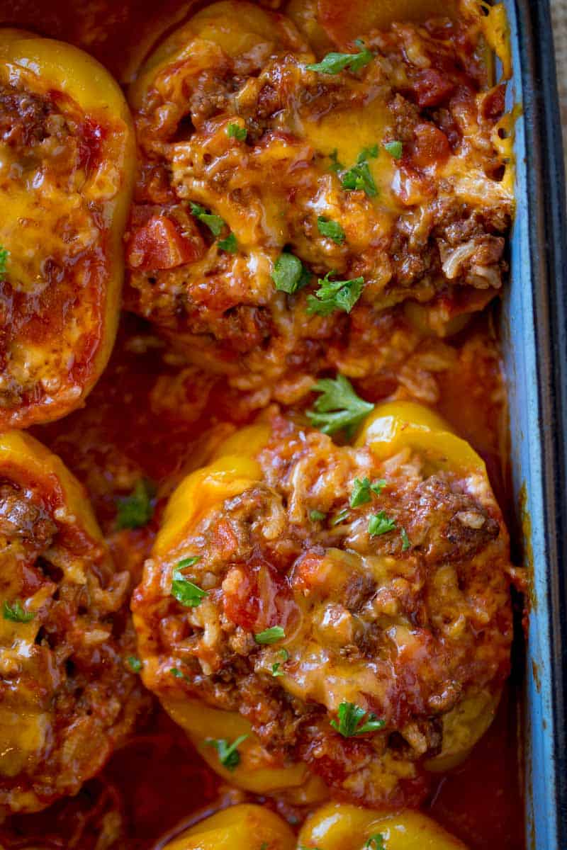 Cheesy Taco Stuffed Peppers