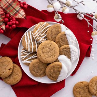 Best Gingerbread Cookies on serving plate
