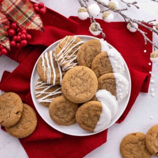 Best Gingerbread Cookies on serving plate