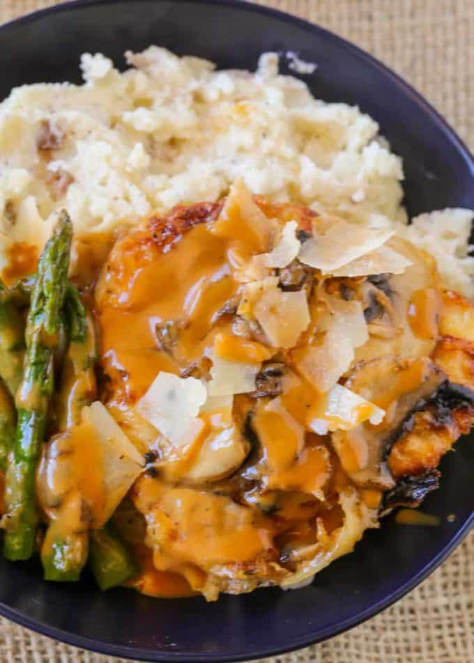 Cheesecake Factory Chicken Madeira (Copycat) Dinner, then Dessert