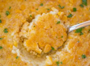 Corn Pudding is a nostalgic side dish your family has made for years with just a handful of ingredients, you'll LOVE this buttery, creamy, easy side dish for the holidays!