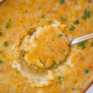 Corn Pudding is a nostalgic side dish your family has made for years with just a handful of ingredients, you'll LOVE this buttery, creamy, easy side dish for the holidays!