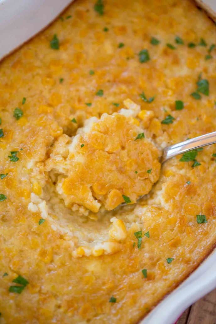 Corn Pudding - Dinner, then Dessert