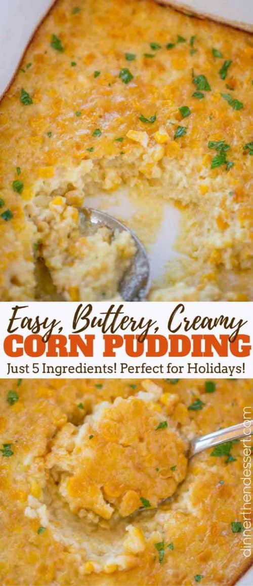 Corn Pudding - Dinner, then Dessert