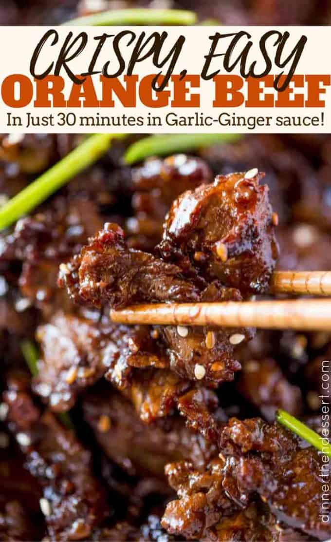 Make deliciously crispy orange beef in just 30 minutes!