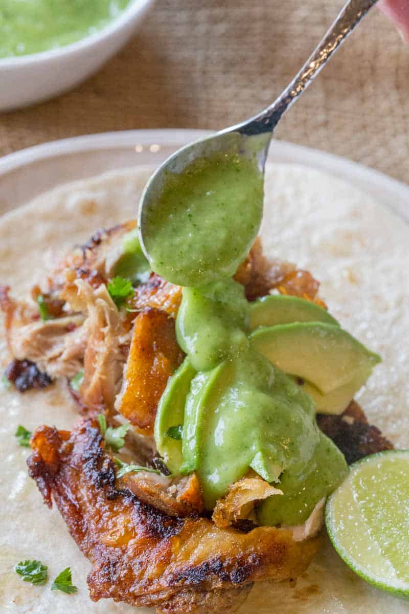 El Pollo Loco Avocado Salsa (Copycat) - Dinner, then Dessert