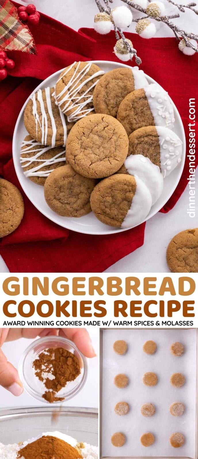 Best Gingerbread Cookies Collage
