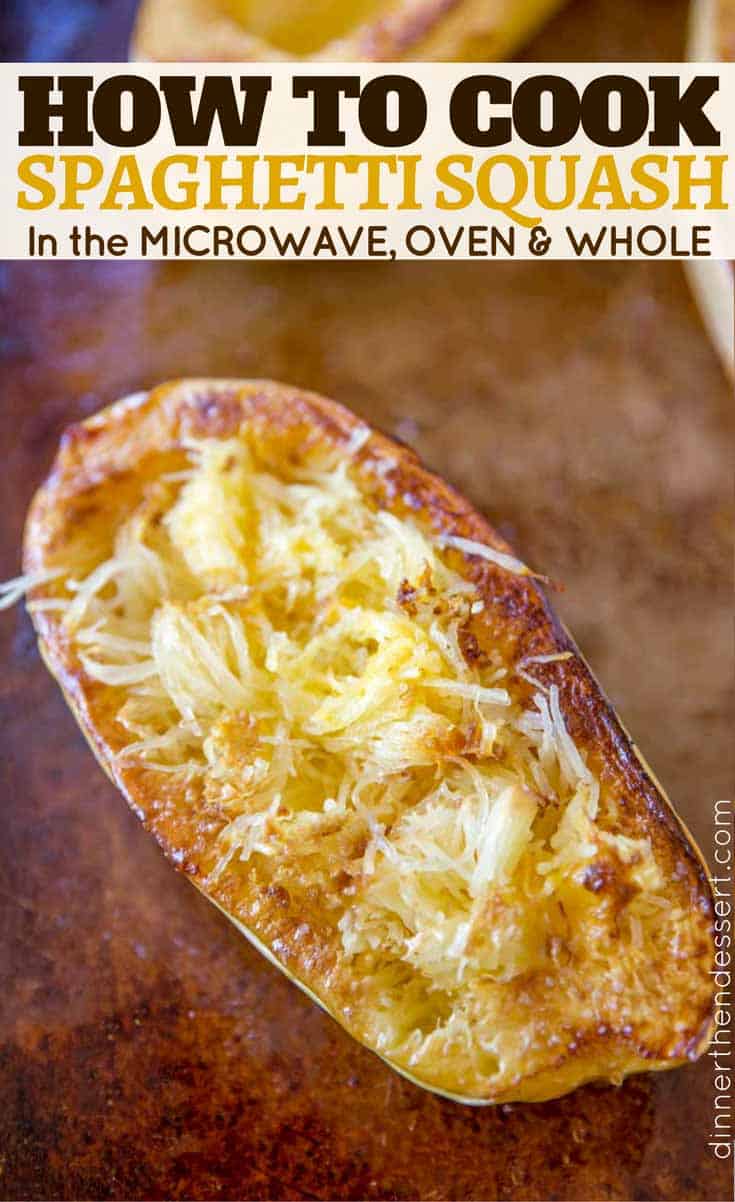 The easiest foolproof way to cut, prepare, season and cook Spaghetti Squash!