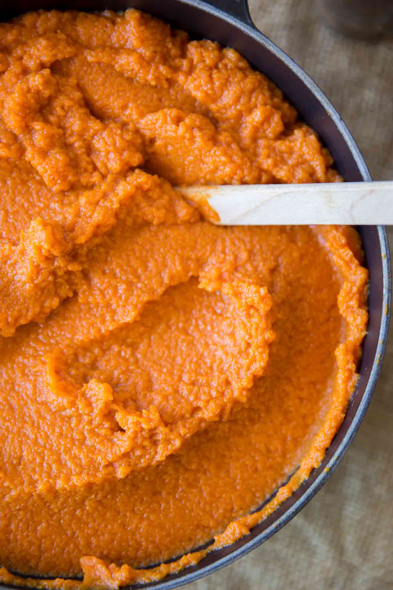 Pumpkin Puree - Dinner, then Dessert