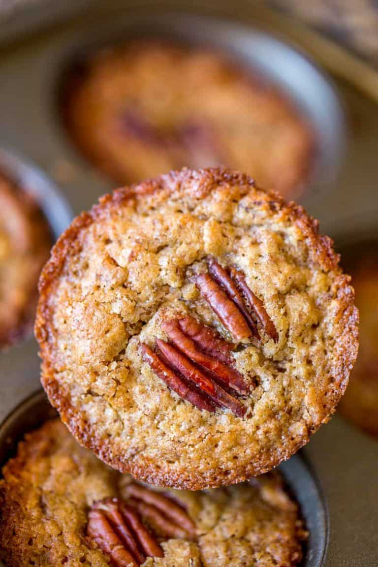 Pecan Pie Muffins - Dinner, then Dessert