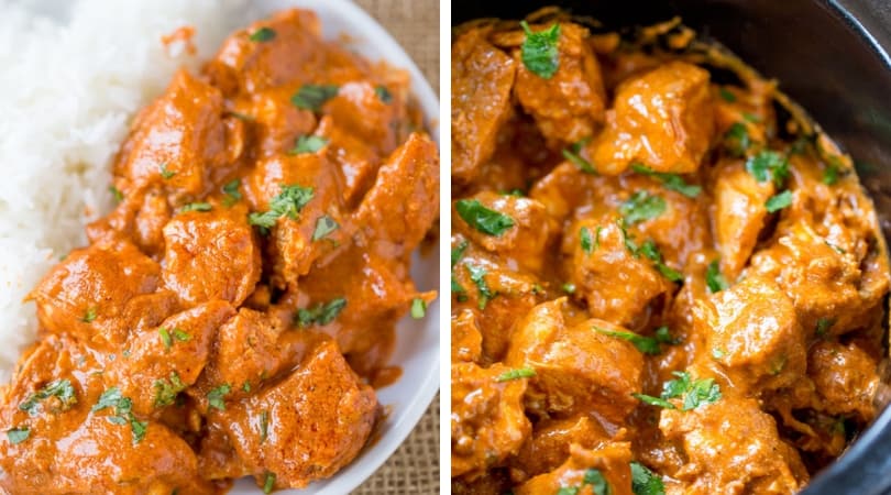 Slow Cooker Indian Butter Chicken Recipe Dinner Then Dessert