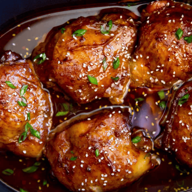 chicken cooking in crock pot