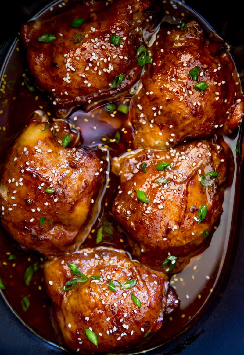 Chicken Thighs In A Slow Cooker Time at Carl Hunley blog