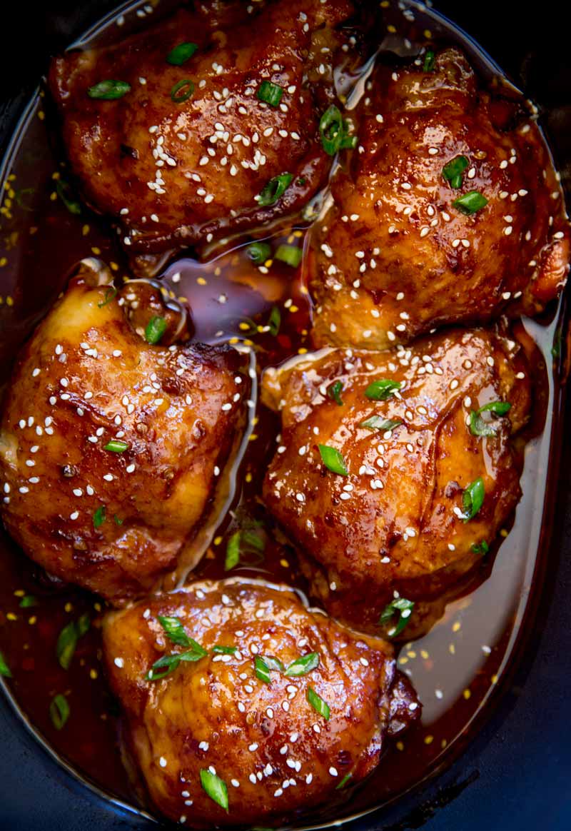 Sweet And Spicy Chicken Thighs Slow Cooker Sweet And Spicy Chicken Thighs Slow Cooker