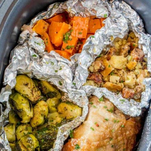 An entire Thanksgiving Dinner made in your Crock Pot