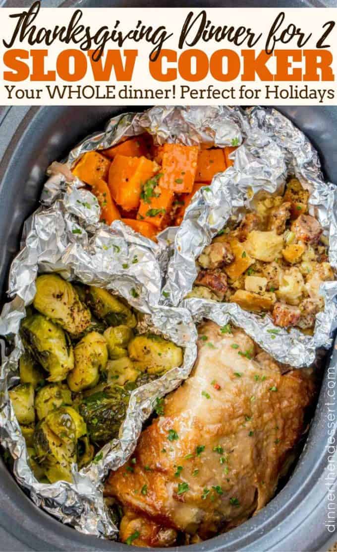 An entire Thanksgiving Dinner made in your Slow Cooker!