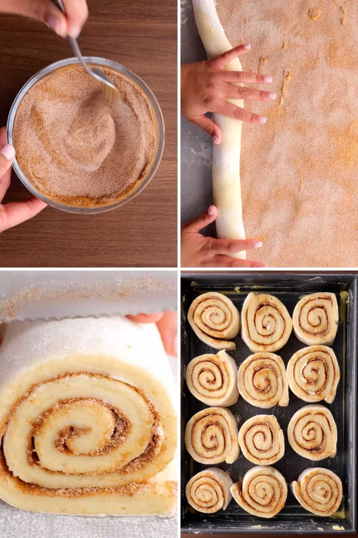 1 Hour Easy Cinnamon Rolls (with step-by-step)