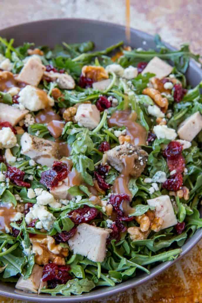 A quick and easy lunch, Cranberry Harvest salad is a perfect thanksgiving leftover meal!