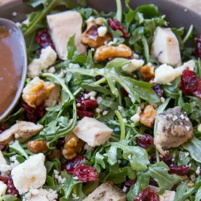 turkey salad with dressing