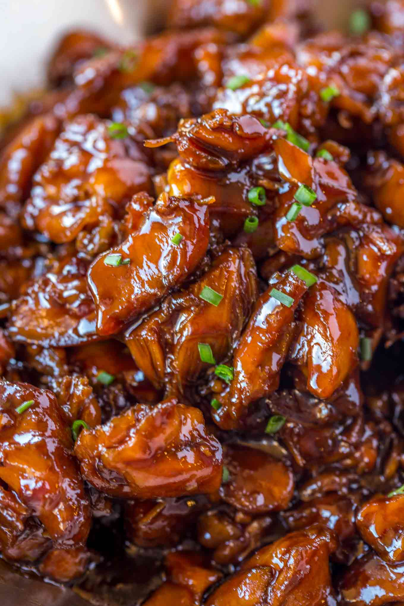 Easy Bourbon Chicken - Dinner, then Dessert