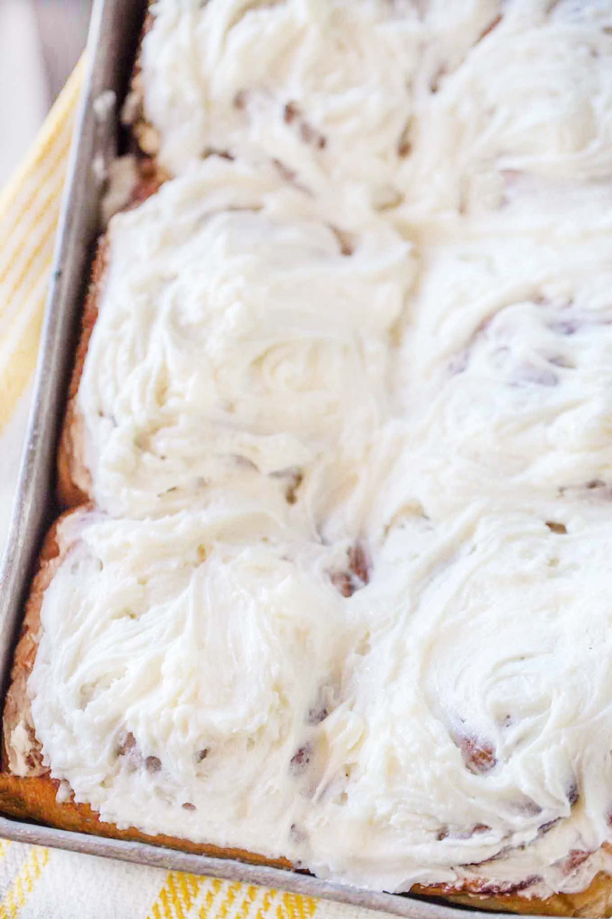 Cinnamon Rolls in pan