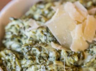 Creamy, Rich Classic Steakhouse Creamed Spinach Recipe That Takes Just A Few Minutes And Is The Perfect Side For A Holiday Roast Or Prime Rib.
