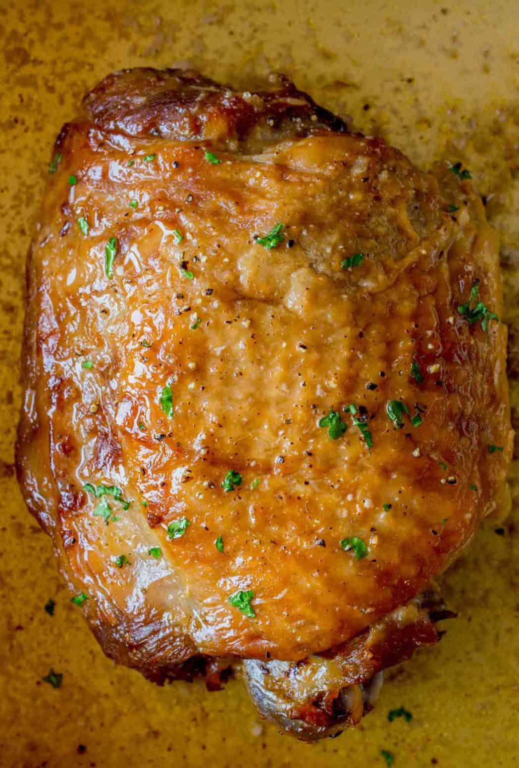 Easy Roasted Turkey Thighs Recipe - Dinner, then Dessert